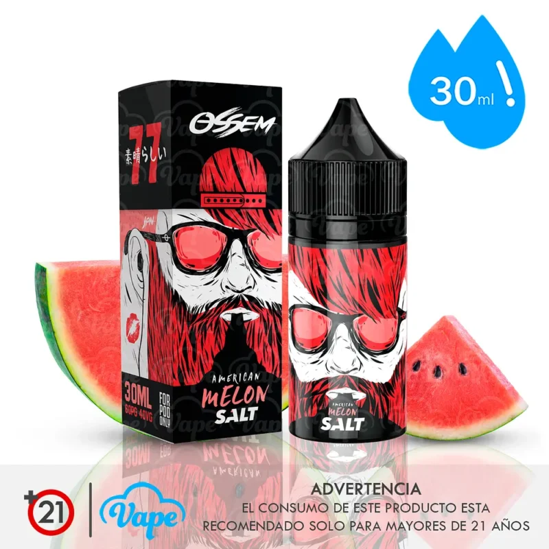 Ossem Fruity Salt – American Melon 30ml