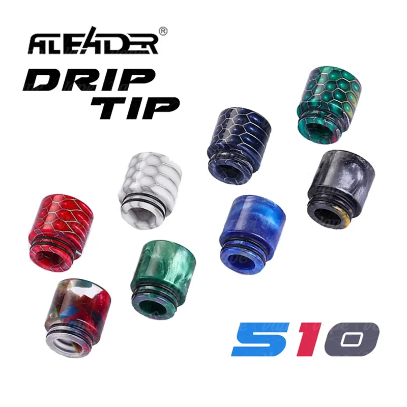 Boquilla Drip Tip Aleader Resina 510 (RANDOM COLOR)