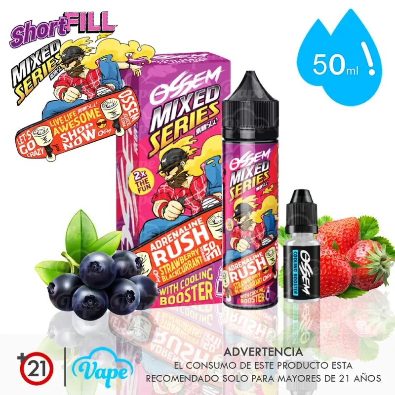Ossem Mixed – Adrenaline Rush Shortfill 50ml