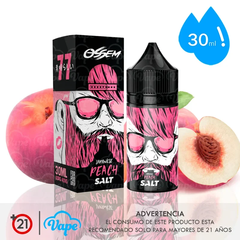 Ossem Fruity Salt – Japanese Peach 30ml
