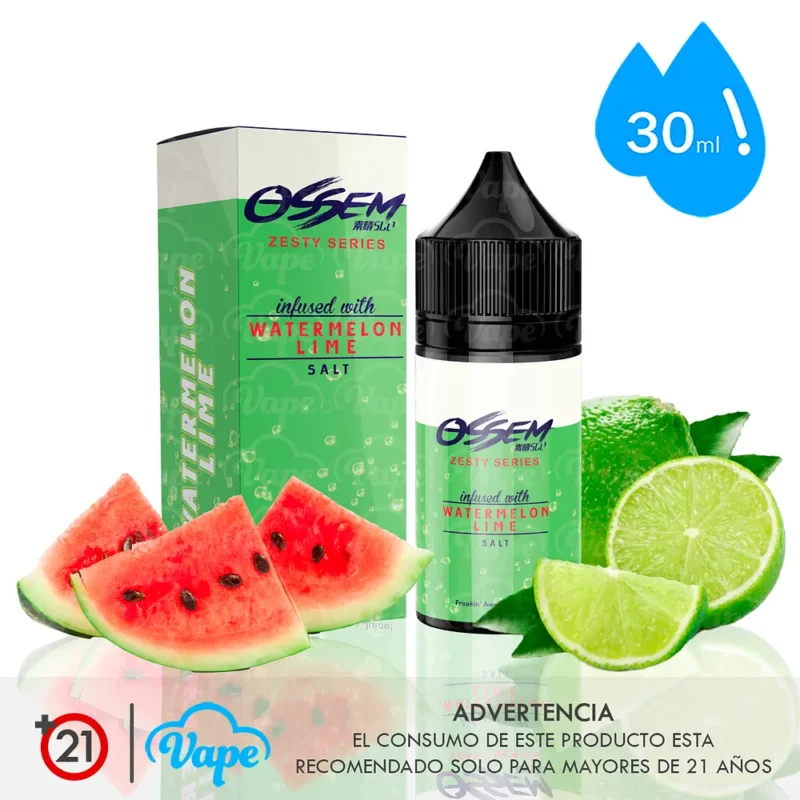 Ossem Zesty Salt – Watermelon Lime 30ml