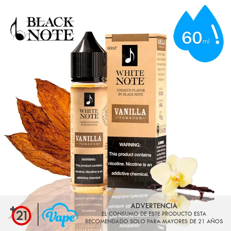 White Note Shortfill – Vanilla Custard 60ml