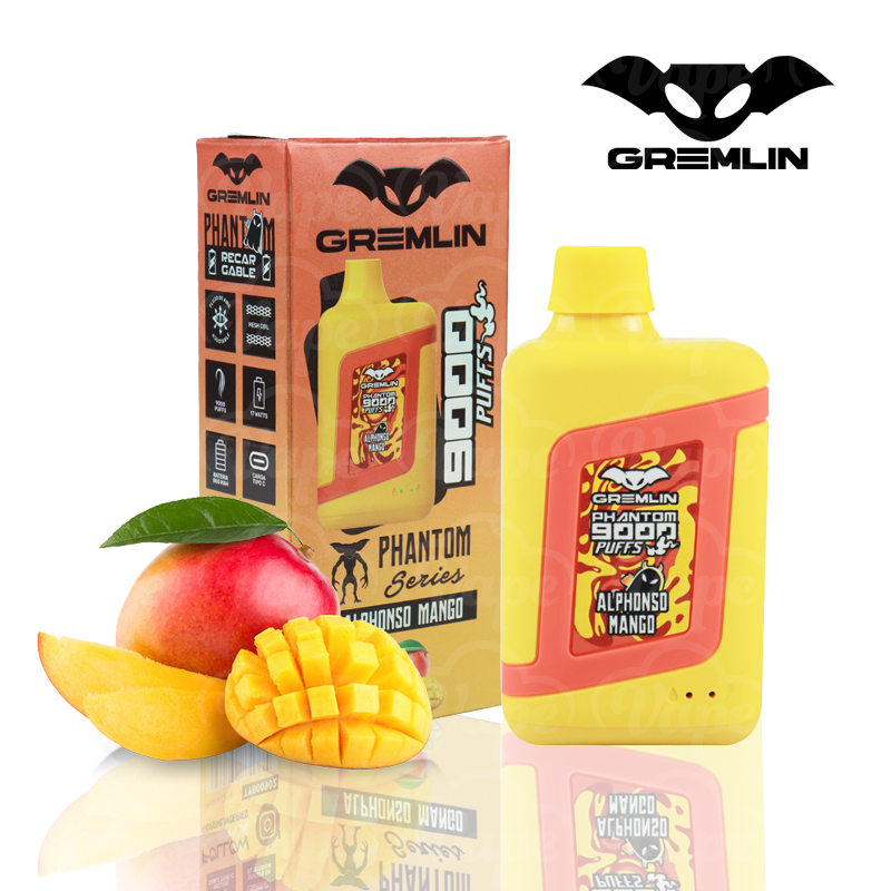 Gremlin Phantom 9000puff/15ml – Alphonso Mango