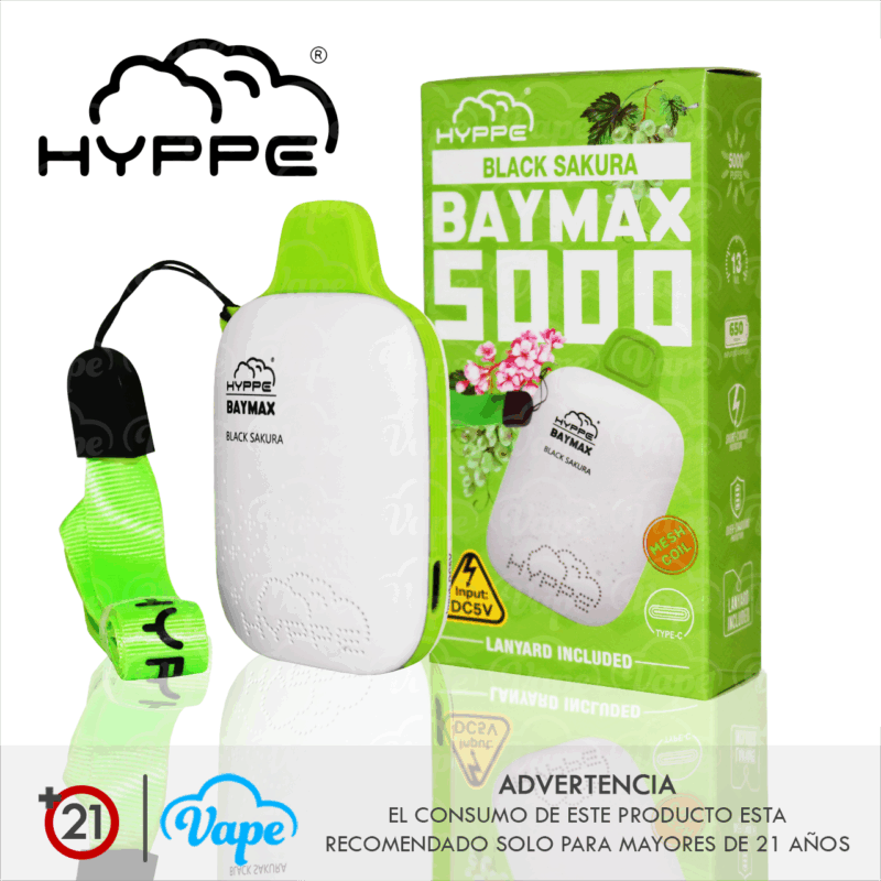 Hyppe Baymax 5000Puffs 50mg