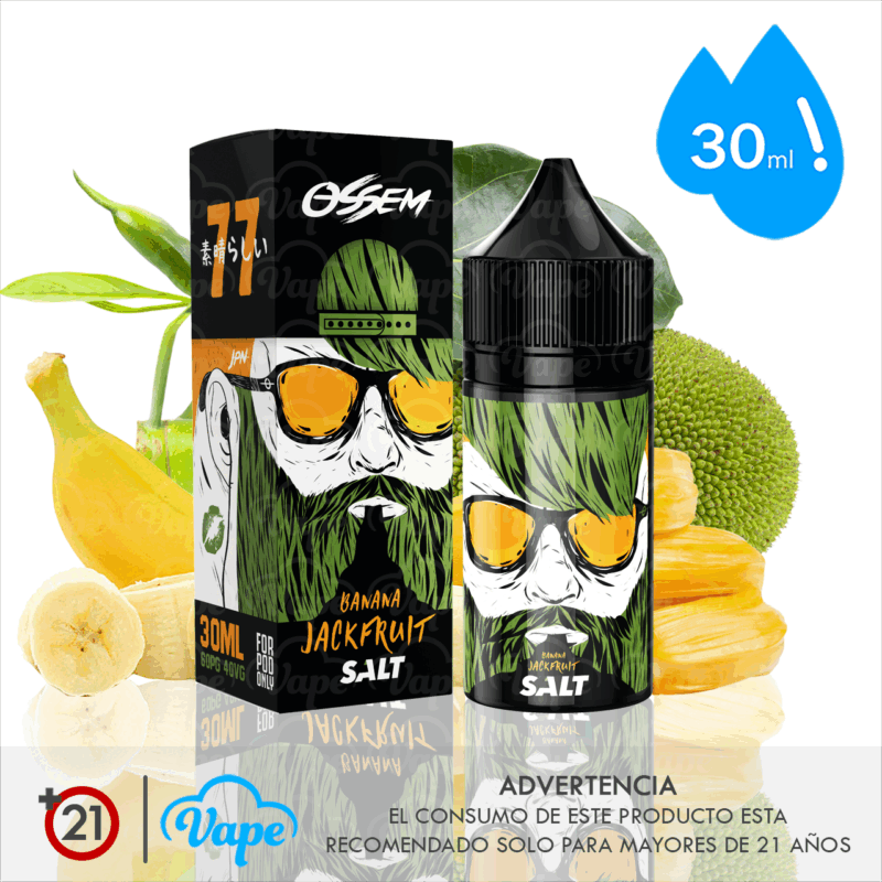 Ossem Fruity Salt – Banana Jackfruit 30ml
