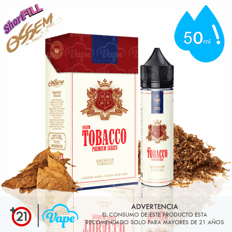 Ossem American Tobacco Shortfill 50ml
