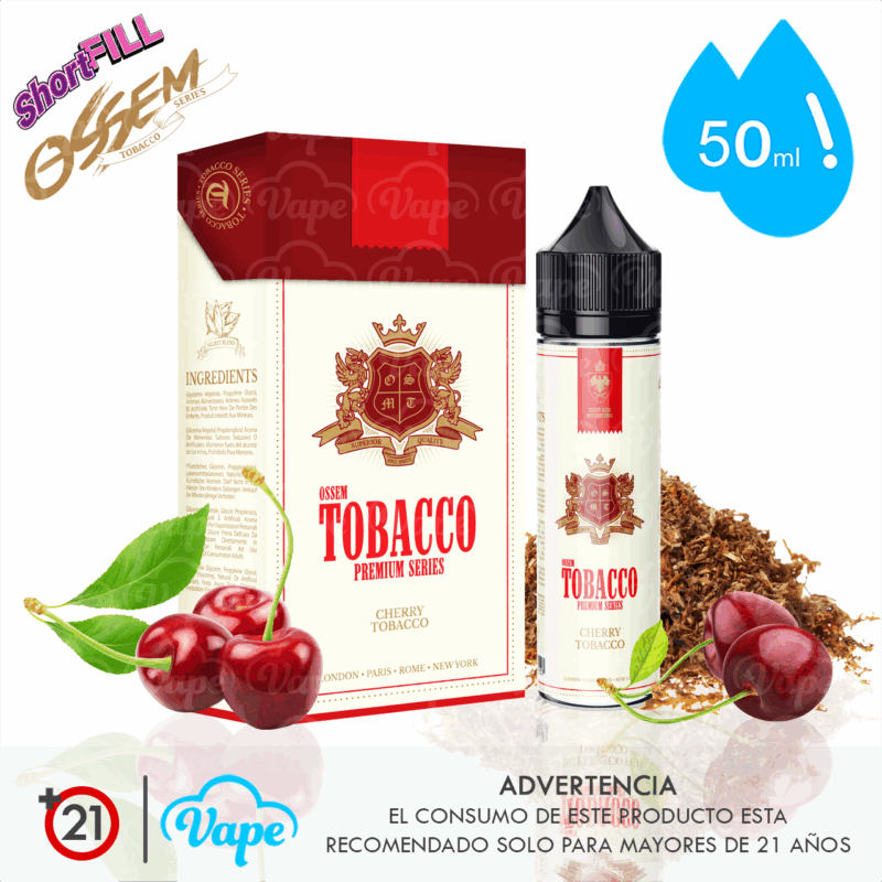 Ossem Cherry Tobacco Shortfill 50ml