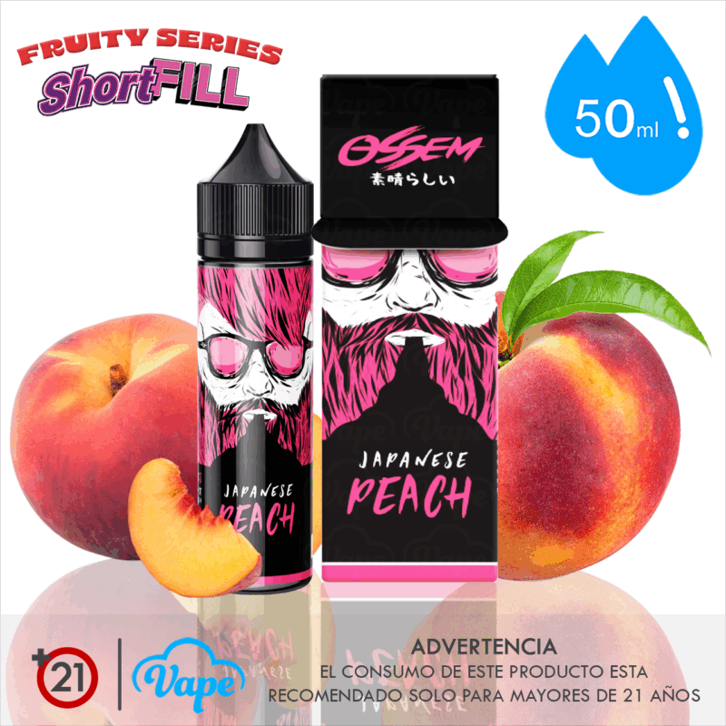 Ossem Fruity – Japanese Peach Shortfill 50ml