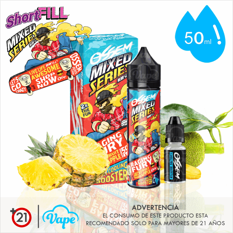 Ossem Mixed – Raging Fury Shortfill 50ml