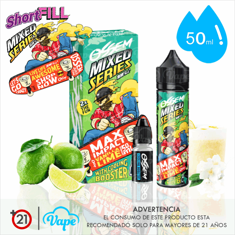 Ossem Mixed – Max Impact Shortfill 50ml