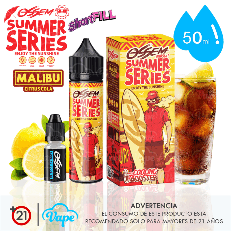 Ossem Summer – Malibu Shortfill 50ml