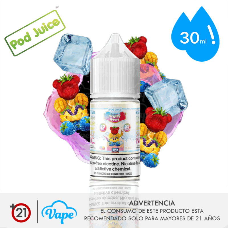 Pod Juice Freeze Salt – Fruity Bears 30ml