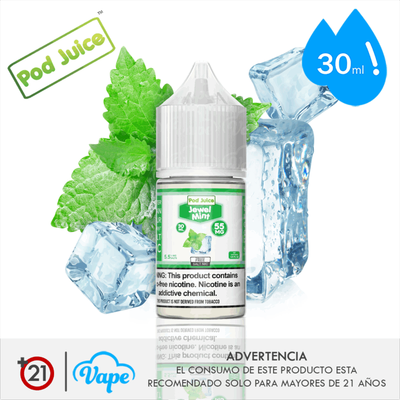 Pod Juice Salt – Jewel Mint 30ml