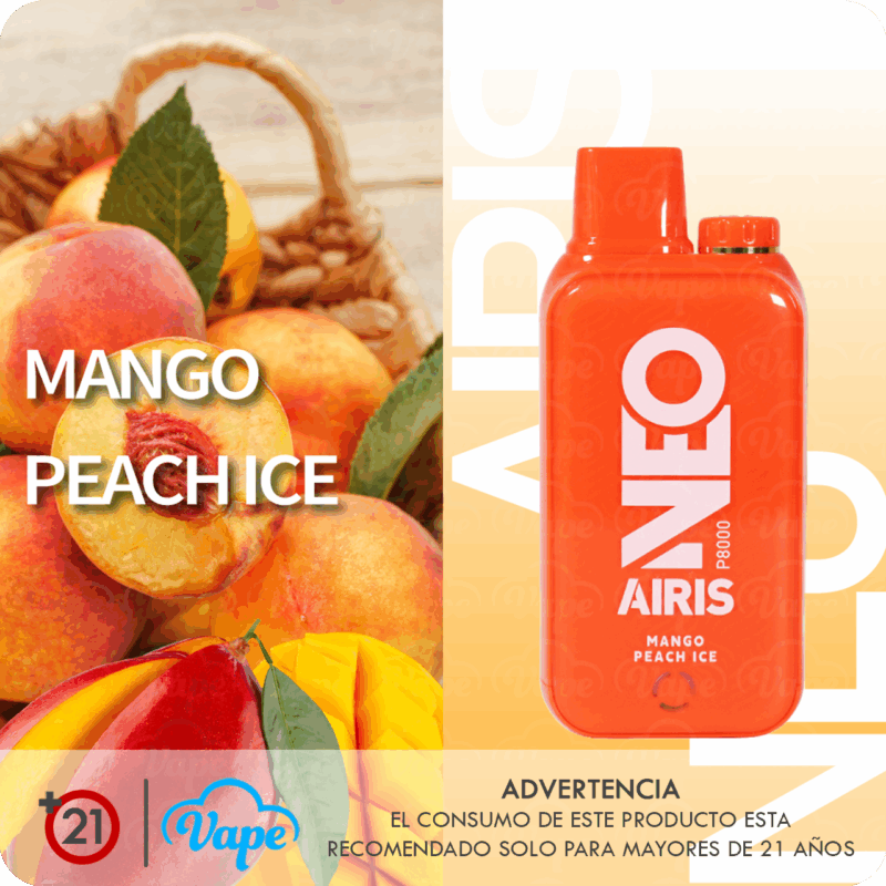 Airis Neo P8000 – Mango Peach Ice 5%