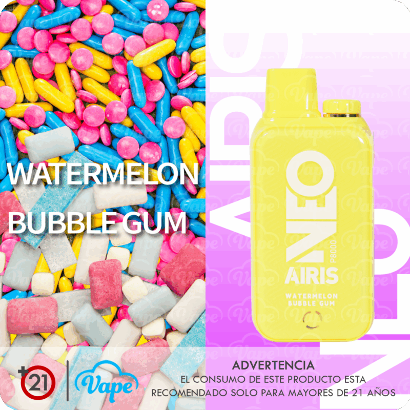 Airis Neo P8000 – Watermelon Bubblegum 5%