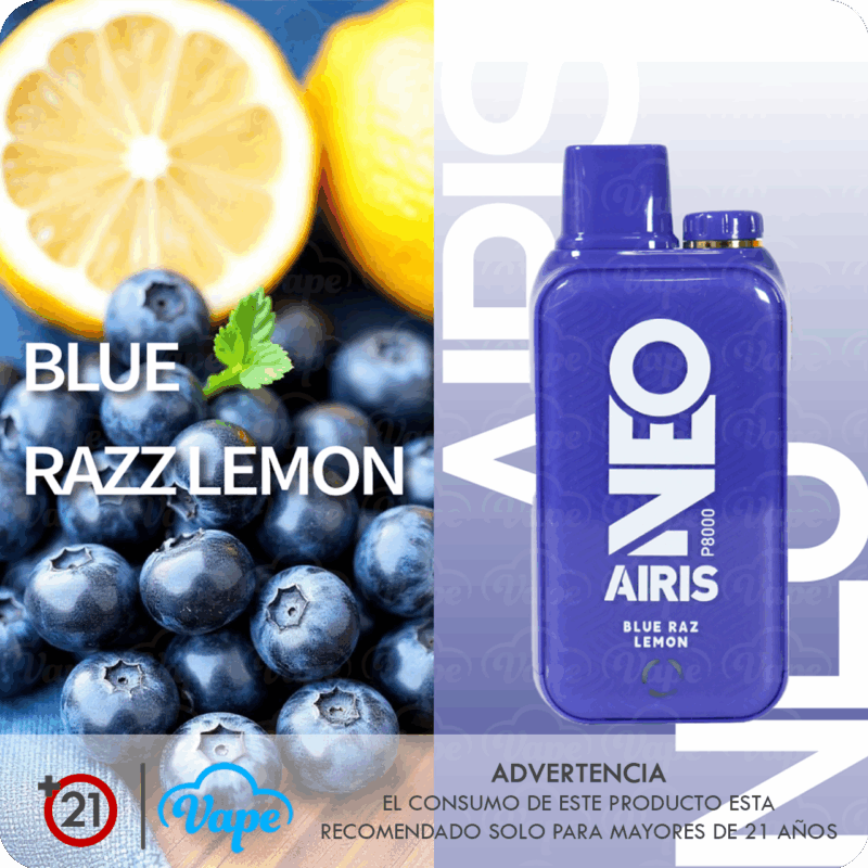 Airis Neo P8000 – Blue Razz Lemon 5%