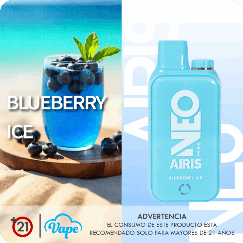 Airis Neo P8000 – Blueberry Ice 5%