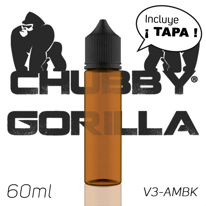 Botella Vacía Chubby Gorilla 60ml V3-AMBK