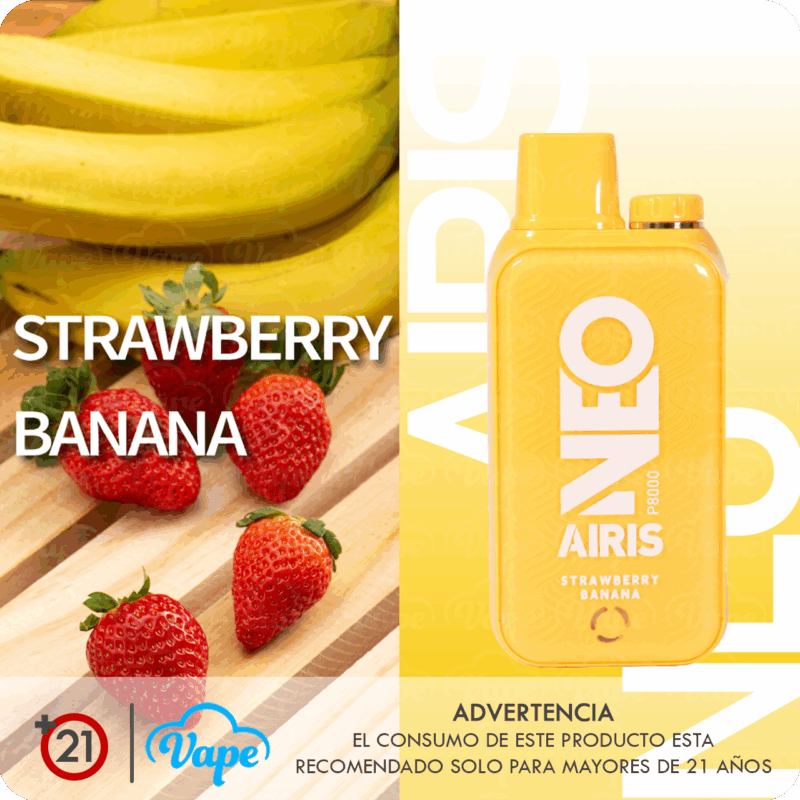 Airis Neo P8000 – Strawberry Banana 5%