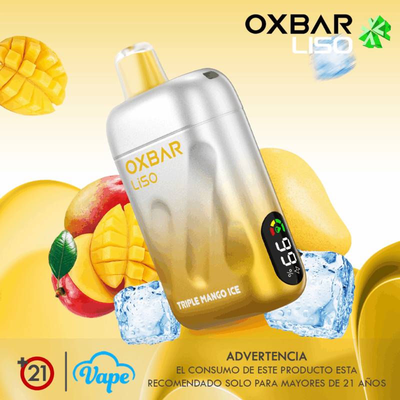 Desechable OXBAR Liso – Triple Mango Ice 28000 puff / 50mg