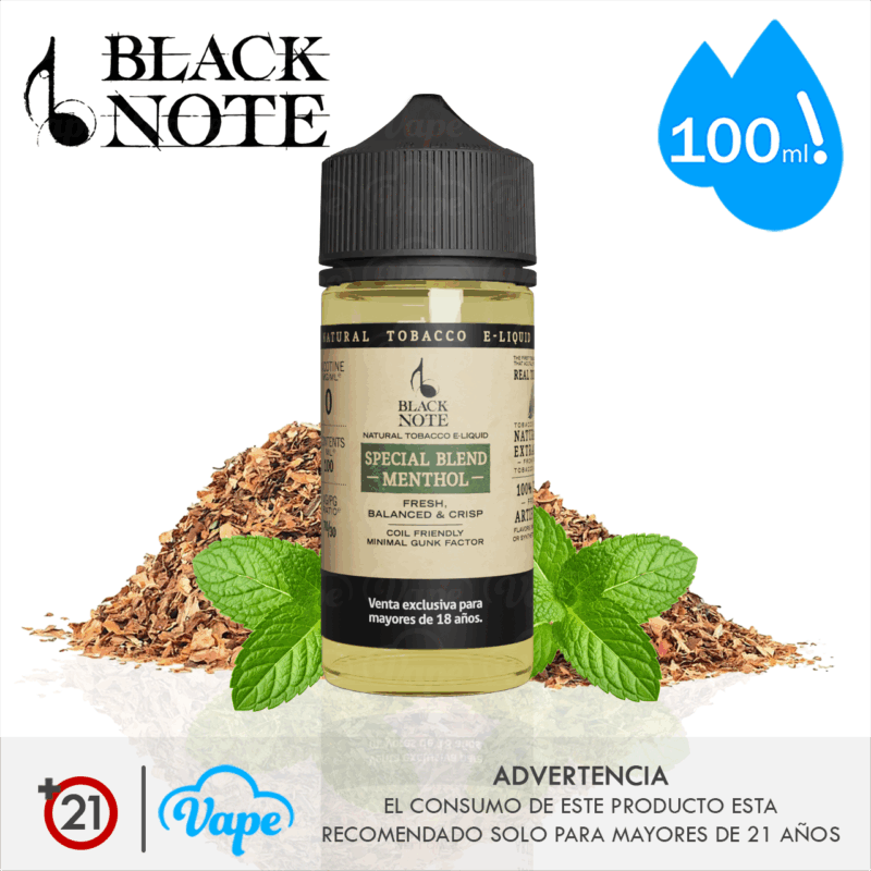 Black Note – Special Blend Menthol 100ml
