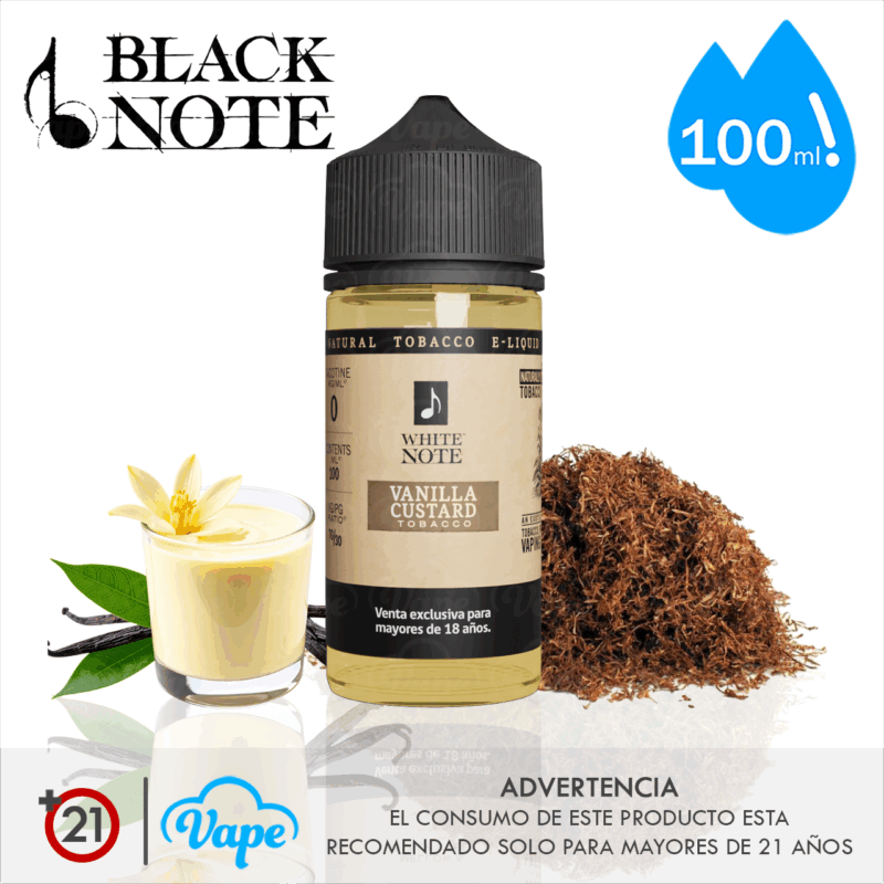 White Note – Vainilla Custard Tobacco 100ml